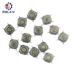 12V 5.2*5.2*1.5mm 12V 0.5A 4 Pin SMT Push Button Switch Metal Tactile Micro Tact Touch Switch Copper Interruptor 4x4x1.5
