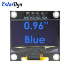 Estardyn DIYUSER 0.96 Inch OLED SSD1306 White/Blue/Yellow 128X64 IIC I2C Serial Display  12864 LCD Screen Board For