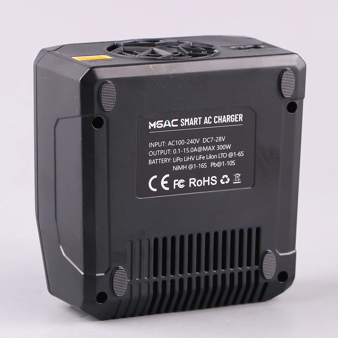 ToolkitRC M6AC 15A 300W Multifunctional LiPo Battery Charger Smart 1-6S Balance for RC Models - High Power RC Accessory