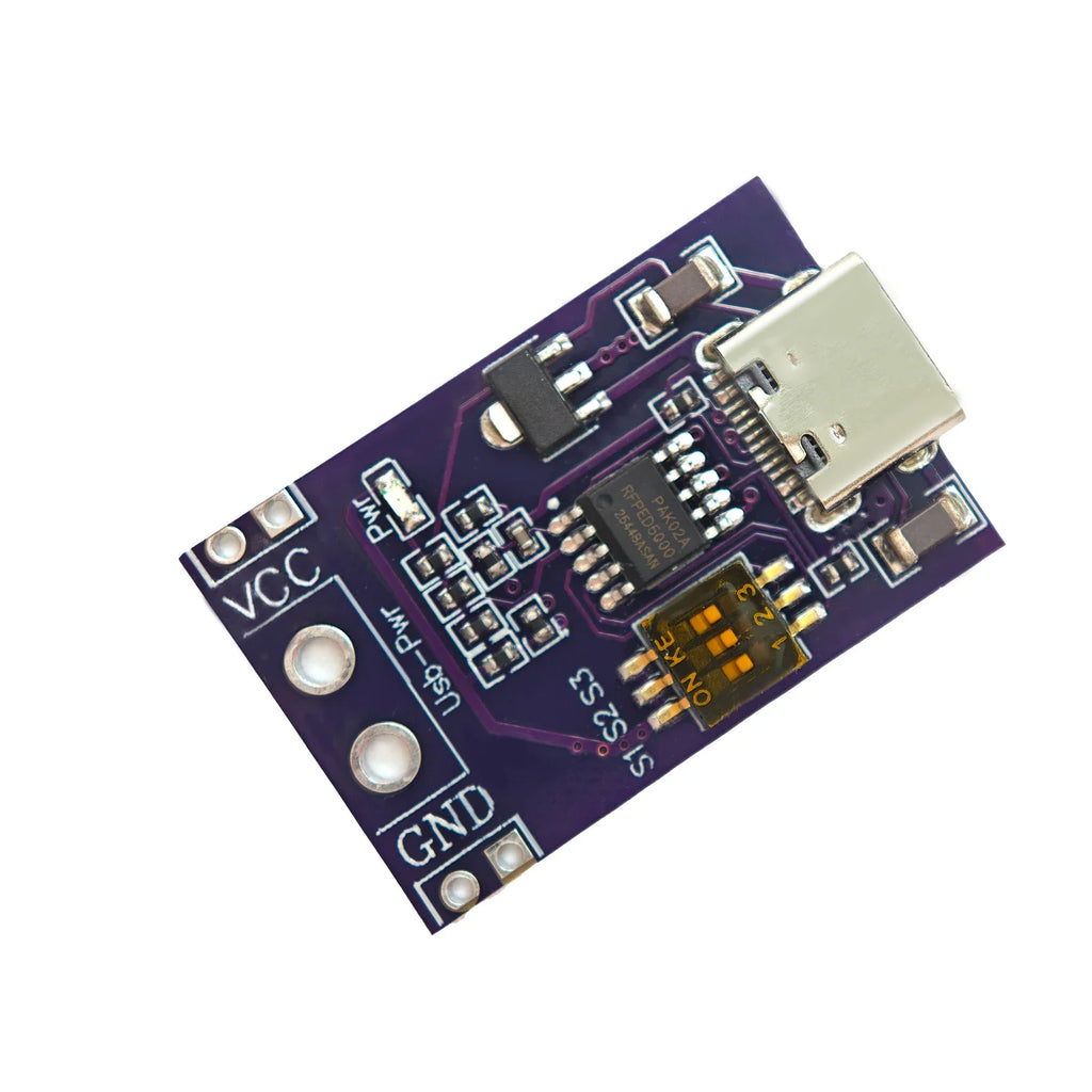 USB-C PD Trigger Decoy Module QC AFC Fast Charge 5V 9V 12V 15V 20V Fixed Voltage Board for DIY Electronics Solar Power Module