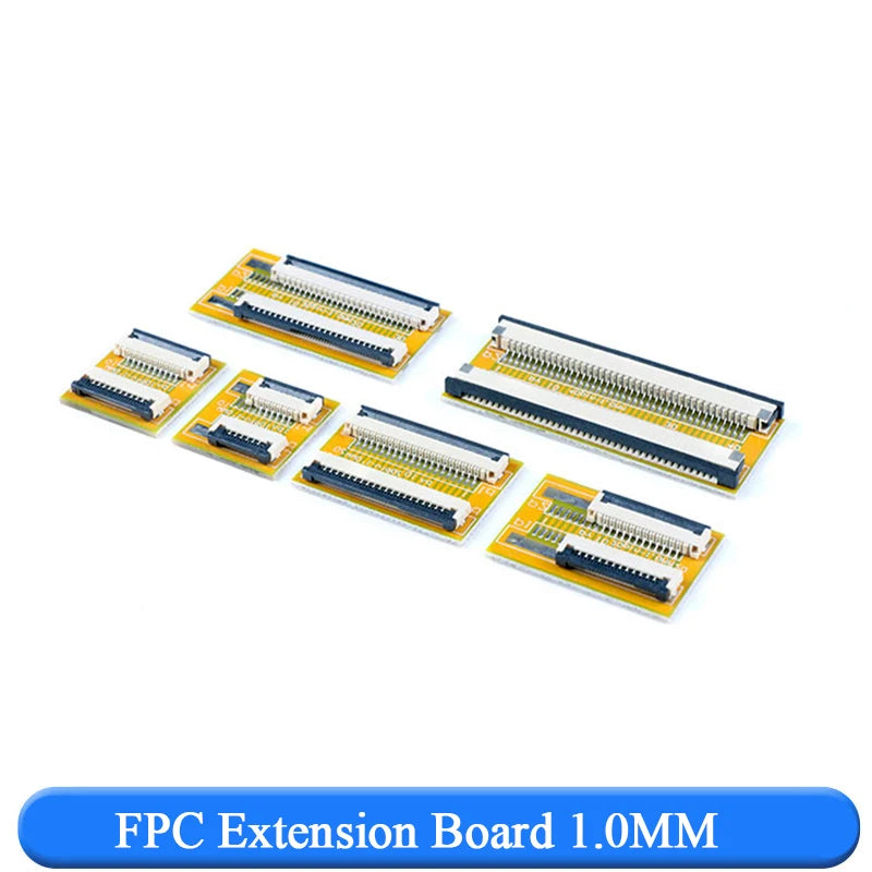 2PCS FPC FFC Flexible Flat Cable Extension Board 0.5MM/1.0MM Pitch 6 8 10 12 14 20 30 40 50 PIN Connector
