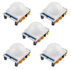 1-10PCS HC-SR501 SR505 Mini IR Pyroelectri Infrared PIR Motion Human Sensor Automatic Detector Module AM312 Sensor DC 2.7 to 12V