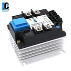 LCTC SSR 0-10V 4-20MA 0-5V Potentiometer Control Single Phase AC Voltage Regulator Relay With Heat Sink DTY Module 220V 380V