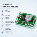 5PCS  MP1584  DC-DC Step Down Power Supply Module MP1584EN 3A Adjustable Buck Converter for Arduino Replace LM2596 24V 12V 5V 3V