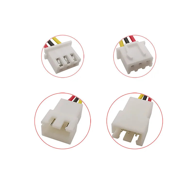 10Pcs/lot JST XH2.54 3 Pin Male Plug / Female Socket Connector XH 2.54mm Pitch 3P Docking Terminal with Wire Cable 26AWG 20CM
