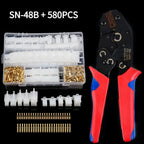 200/310/380/580Pcs 2.8mm Wire Connector Plier 2/3/4/6/9P Car Electrical Male Female Terminal Assorted Kit  Automotive Motorcycle
