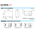 Original SMIH-48VC-SL-C DC48V 16A 48V DIP-8 electromagnetic relay