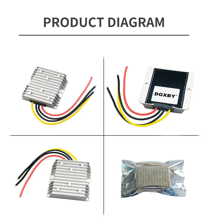 24V TO 12V 10A 15A 20A 25A 30A 35A 40A DC Power Converter 24V TO 12V Voltage Regulator for Automotive Equipment CE Certification