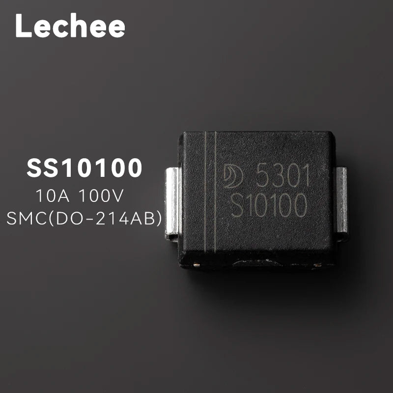20pcs/Set SS10100 SS1060 SS10200 10A 60V 100V 200V Chip Schottky Barrier Rectifier Diodes SMC DO-214AB New and Original