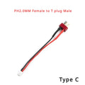 PH2.0 To XT60/XT30 Plug Battery Charging Adapter Cable Cord Female Male Plug To PH2.0-M XT60-F XT30-F High Current Connector