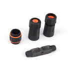Linkwylan IP68 Waterproof RJ45 Field Extension Connector Full Shielded Toolless Type Tool-Free Connection For Cat6 6A Cat7 Cable