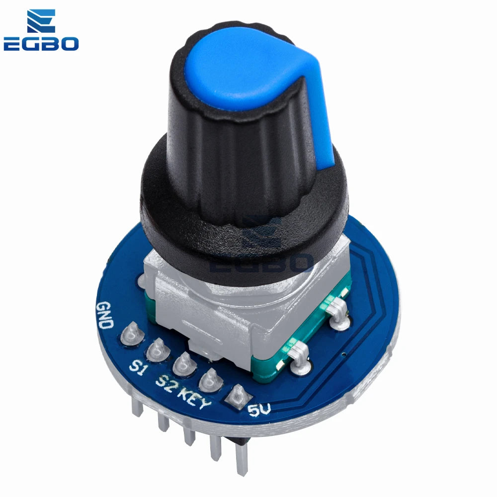 1~20PCS EGBO Rotary Encoder Module for Arduino Brick Sensor Development Round Audio Rotating Potentiometer Knob Cap EC11