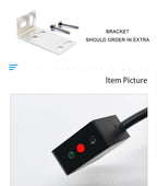 Square Laser Sensor 35cm Adjustable NPN PNP Mirror Lens Diffuse Optical Infrared Photo Cell Proximity Switches E3Z-LAS
