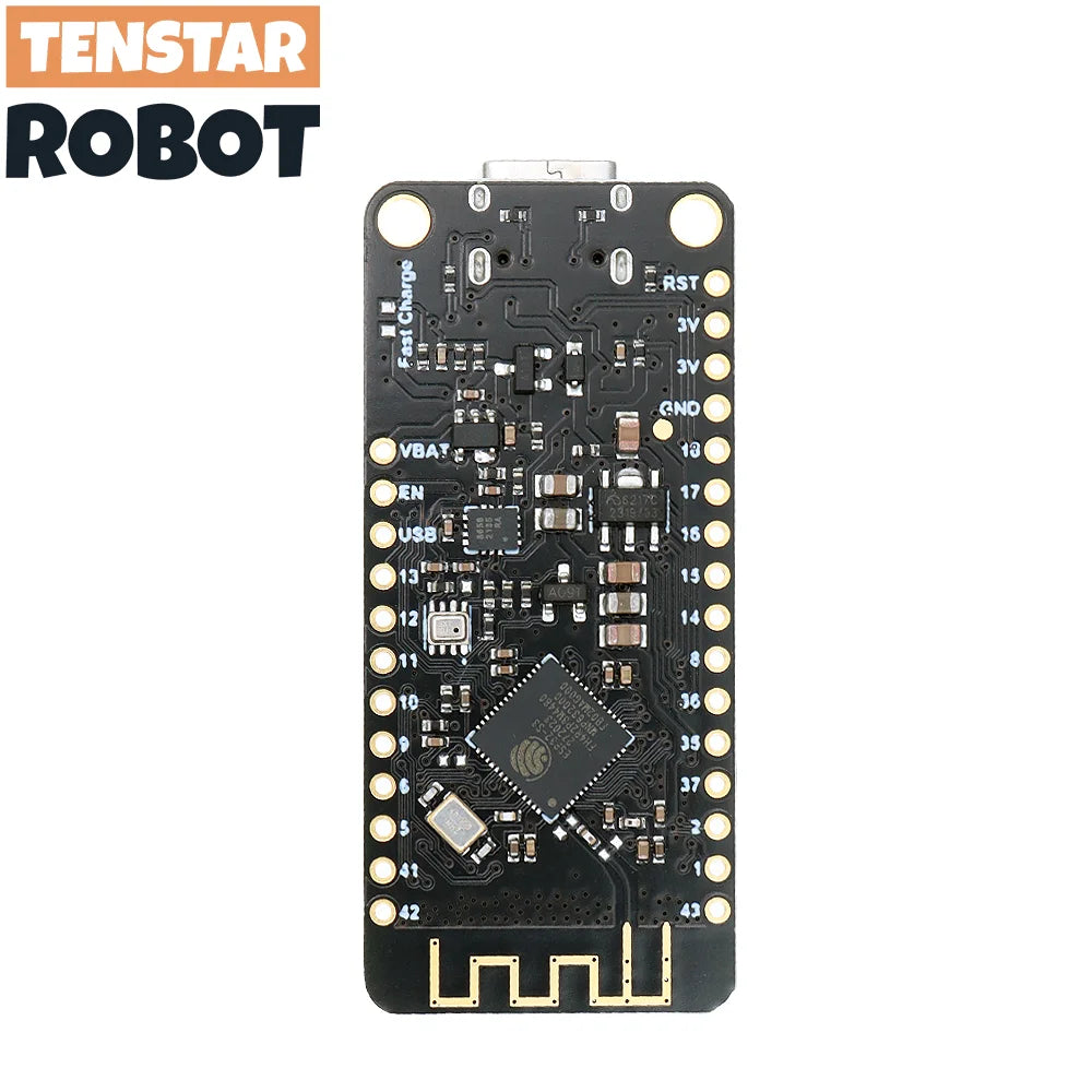 TENSTAR TS-ESP32-S3 Development Board With 1.14 Inch TFT Display With BMP280 and QMI8658C Sensor Learn to Program ESP32 S3