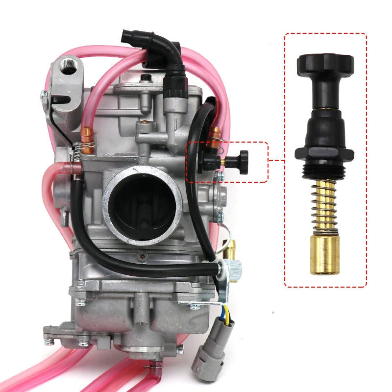 ZSDTRP Cold/Hot Start Valve for Keihin FCR MX Carburetor Starter Valve Comp Cable Operated Choke Assembly for Honda CRF 250 450X