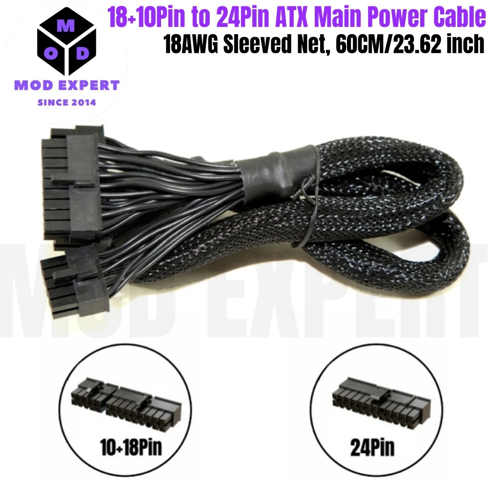 Modular Power Cable for Seasonic X-850, X-750, X-650 KM3 Power, GPU PCIe 8Pin 6+2Pin, CPU 4+4Pin, SATA Molex IDE 4Pin, 24Pin Net