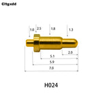 5pcs Pogo Pin Connector Pogopin Battery Spring Loaded Contact SMD Needle PCB 2 3 4 5 6 7 8 9 10 12 14 MM Test Probe H021 - H040