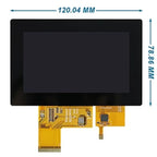 IPS 4.3 inch 40PIN HD TFT LCD Capacitive Screen (Touch/No Touch) 24Bit TTL-RGB Interface GT1151Q 6P I2C Interface 800*480