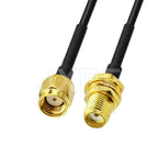 SMA Male RP SMA Male To RP SMA Male SMA Female RG174 Coaxial Cable Extension Cable Copper Feeder Wire For WIFI 3G 4G Antenna