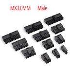 MX3.0 3.0mm Pitch Micro-Fit 3.0 Connector Housing 2*1/2/3/4/5/6/8/10/12 Pin Male shell + Terminal 43030 2P/3P/4P/5P  43025