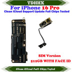512gb Mainboard With system For iPhone 16 Pro Clean iCloud 256gb Logic Board 128G Full Function Support Update 16Pro Motherboard