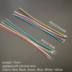 PH 2.0mm Male & Female Extension Kit with Premium Pre-Crimped Silicone Wires for JJRC H36 Blade Inductrix Tiny Whoop