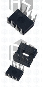 10pair/20pair NE555 NE555P IC 555 Timer Programming Oscillator Chip & 8 Pin DIP Sockets