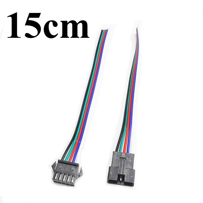 6Pair 2pin 3pin 4pin 5pin 6Pin Led Connector Male/female JST SM 2.54 Plug Connector Wire Cable for Led Strip Light Lamp Driver