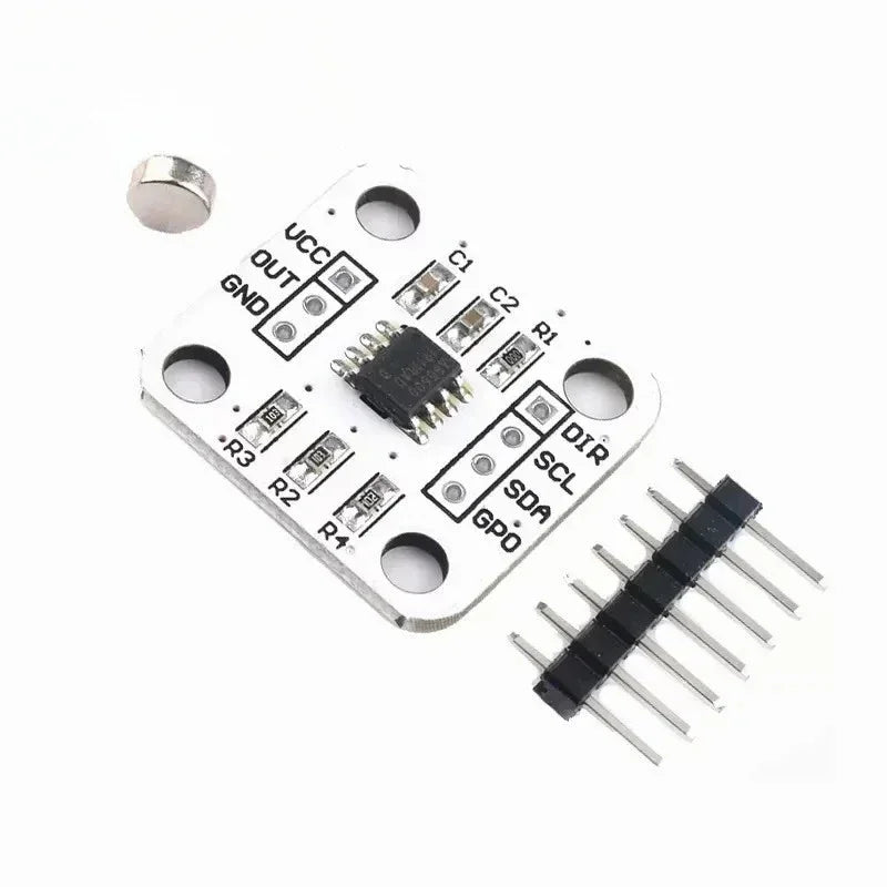 10pcs AS5600 magnetic encoder magnetic induction angle measurement sensor module 12bit high precision