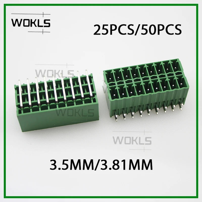 KF2EDGKN 3.5MM 2P ~ 12P PCB PLUG-IN TERMINAL BlOCKS  15EDGKN-3.5