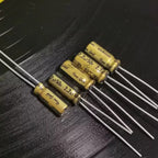 10pcs Nichicon FG Fine Gold Series Electrolytic Capacitor Hi-Fi Audio 0.33uF/1uF/2.2uF/3.3uF/4.7uF/10uF/22uF/47uF/100uF 25V/50V