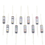 20pcs 2W Carbon Film Resistor 5% Resistance 0.1Ω-2MΩ 0.47 10 47 100 200 470 820 1K 4.7K 10K 47K 100K 200K 330K 470K 1M 1.2M Ohm
