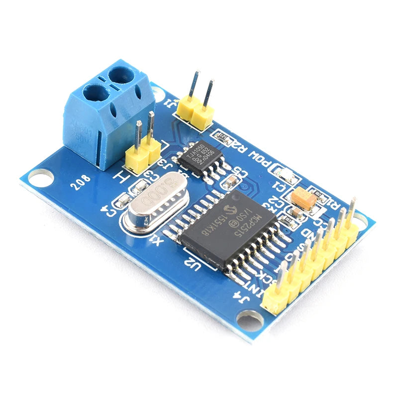1pcs/5pcs MCP2515 CAN Bus Module Board TJA1050 Receiver SPI For 51 MCU ARM Controller NEW