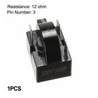 1pc Refrigerator PTC Starter Relay Replacement 1/3/4 Pins Compressor Overload Protector For Air Conditioner Compressors
