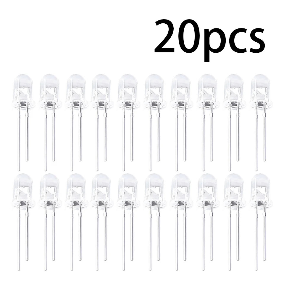 10-1000PCS/Pairs 5MM 940nm LEDs Infrared Emitter And IR Receiver Diode Diodes
