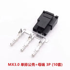 10Sets Mini 5557 Male 43025 MX3.0 Micro-fit 3.0 3.0mm Pitch Single Row Housing Female Terminals 2-6Pin Connector Kit