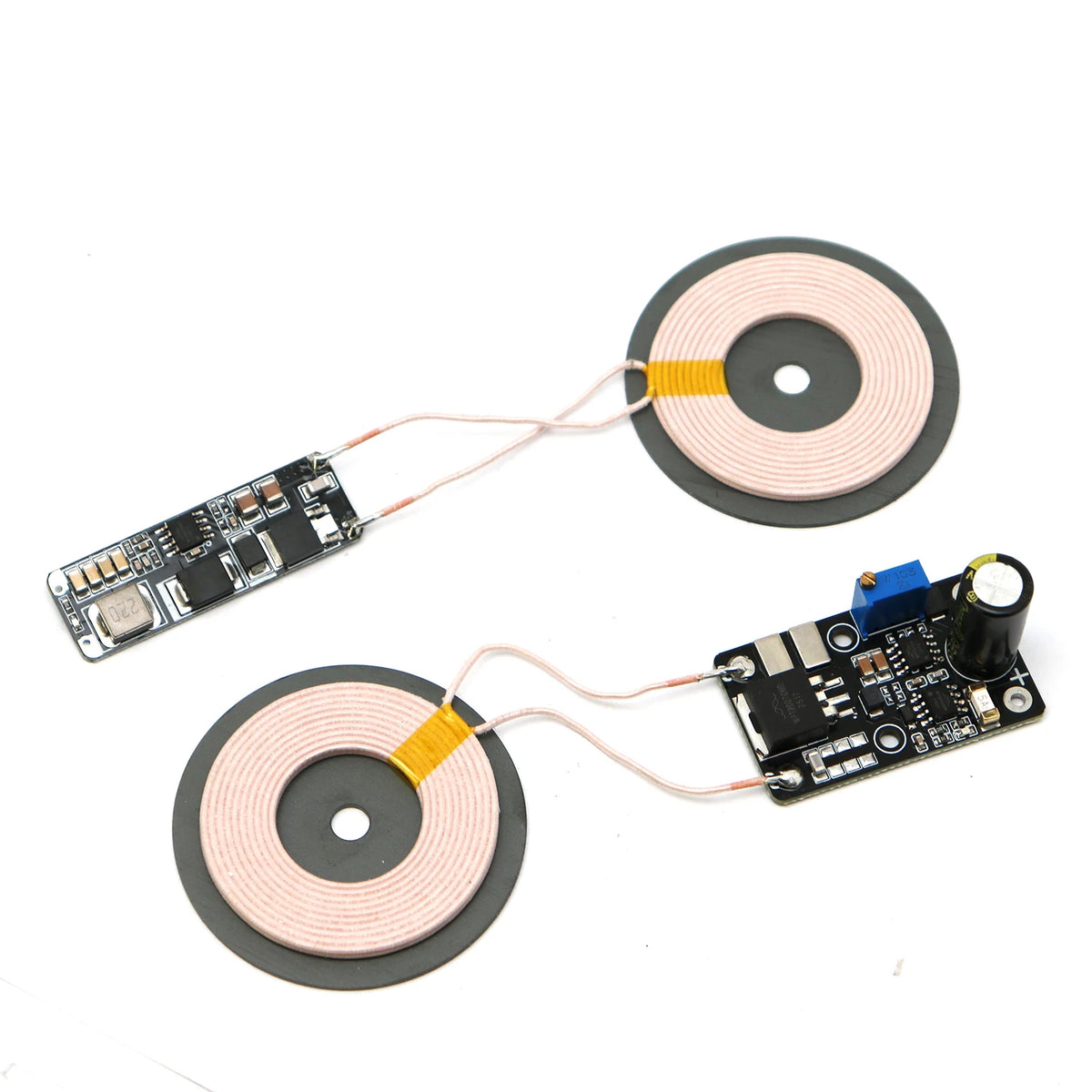 60W Wireless Power Supply Transmitter Receiver module for Robot Wireless Charging Coil High Efficiency Magnetic isolation sheet