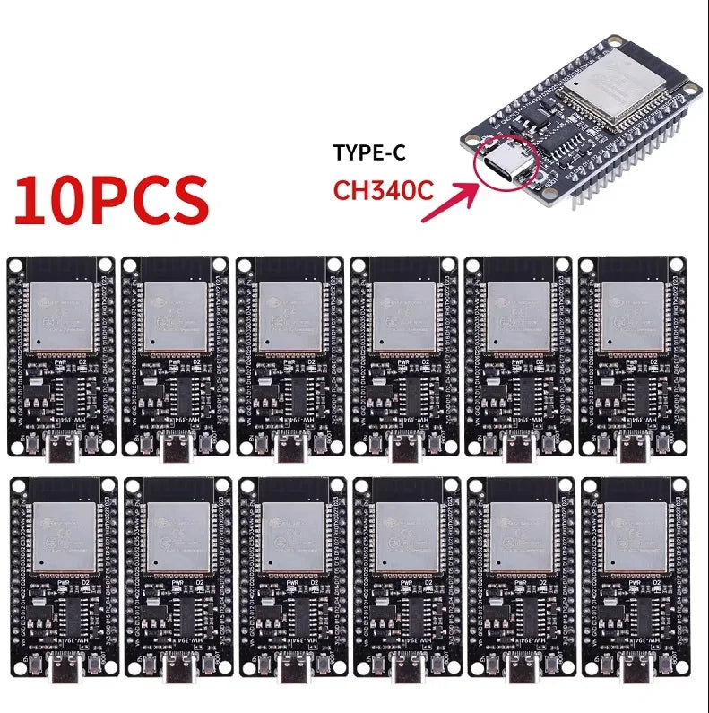 ESP32 WROOM-32 ESP32-S Development Board WiFi+Bluetooth-compatible IOT TYPE-C ESP32 30Pin ESP32 Nodemcu Development Module