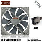 Noctua NF-P14S Redux-1200 Chassis Cooling Fan 14cm Low Noise SSO Bearing Value Choice For Enthusiasts Chassis Fan