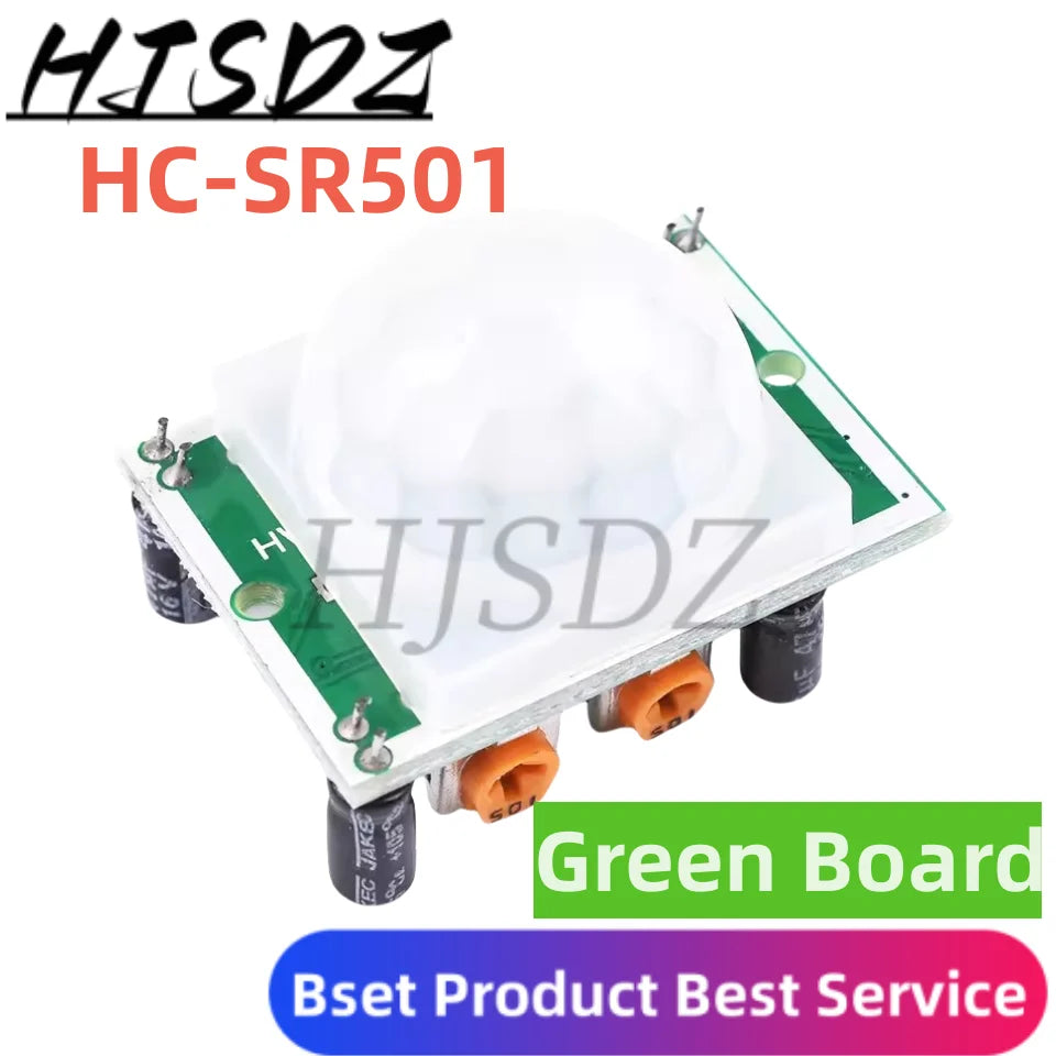 5PCS/LOT HC-SR501 HC-SR505 MH-SR602 Adjust IR Pyroelectric Infrared Mini PIR Human Sensor Detector Module Bracket