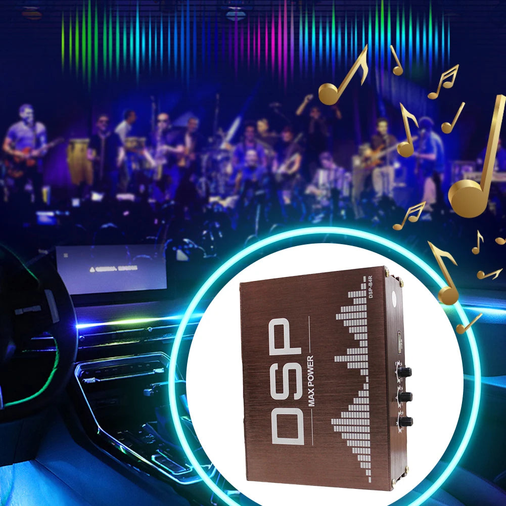 4x50W DSP Car Power Amplifier Support APP Control Audio Digital Sound Processor Car DSP Amplifier Car Accessories