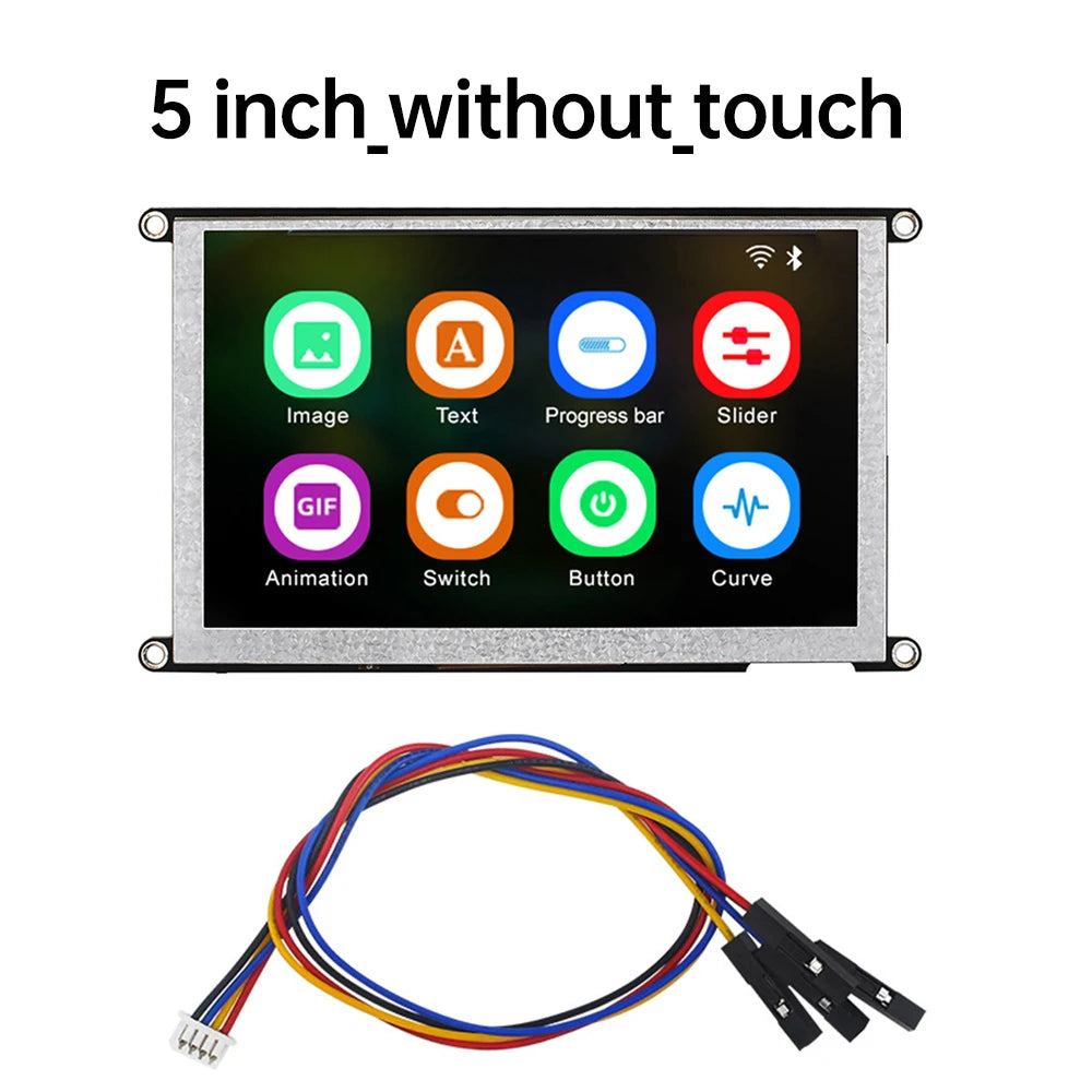 ESP32-S3 N4RE 4.3-inch/5-inch WIFI Bluetooth development board with IPS HD capacitive touch screen LCD display module