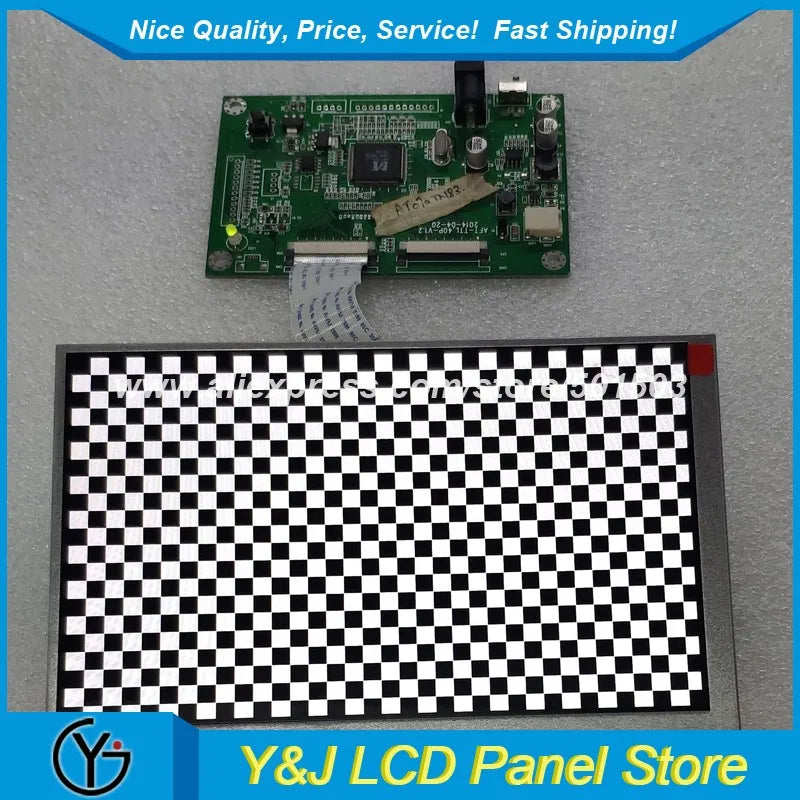 AT070MP11 7 Inch 800x480 TFT-LCD Display Panel - Monochrome Graphics Screen for Electronics