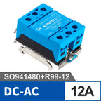 ENMG Single-Phase Solid State Relay (SSR)|12/24VDC to 220VAC | Non-Contact Switching Device | Model SO9496 Optocoupler Isolation