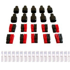 Sale-10 Pair 30A 600V Power Connectors Accessories with Insulation Cover for Anderson Powerpole Interlocking Plug