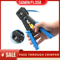 RJ45 Crimper Hand Network Tools Pliers RJ12 Cat5 Cat6 8p8c Cable Stripper Pressing Clamp Tongs Clip Multifunction