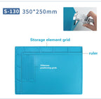 Antistatic ESD Soldering Mat For Bga Rework Station Large Ipad Repair Heat Insulation Mat Pad Small Silicon Mat Thick Soldering