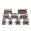1PC 225 Series Terminal Block One In Multiple Out Wire Electrical Connectors Plug-in Spliceable Splitter Guide Rail Junction Box