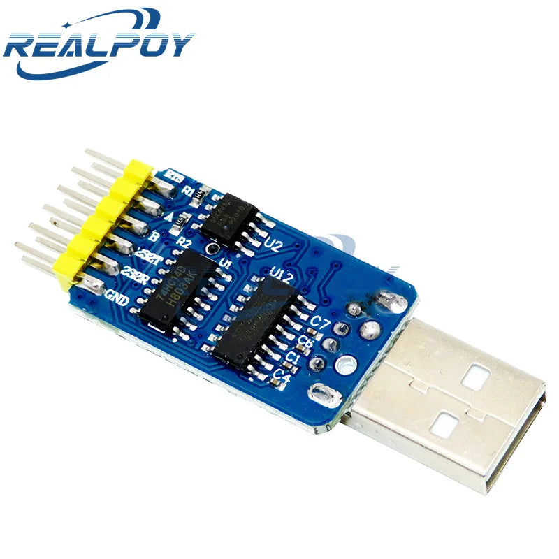 1PCS CP2102 USB to UART TTL RS232 USB TTL to RS485 Mutual Convert 6 in 1 Convert Module Serial Adapter for Arduino