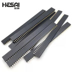 10PCS 2.54mm Single Row Female PCB Board Pin Header Connector Strip Pinheader 1x40 Pin Colourful Socket